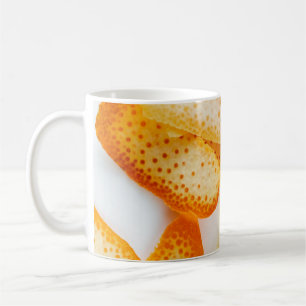 Oranje schillen koffiemok