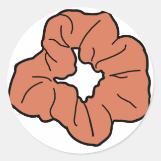 Oranje Scrunchie Sticker