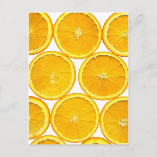 Oranje segment briefkaart (Voorkant)