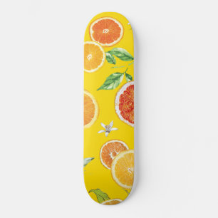 Oranje segmenten #patroon #trendy #style skateboard