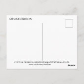ORANJE SERIE #1 BRIEFKAART (Achterkant)