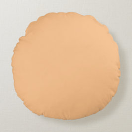 Oranje Sherbet Color Rond Kussen