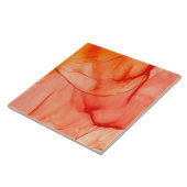 Oranje Sherbet Tegeltje (Zijkant)