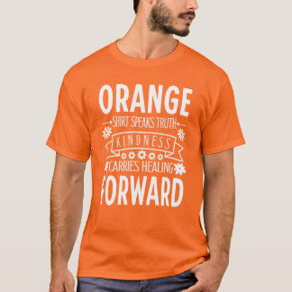 Oranje Shirt Dag Vriendelijkheid draagt Healing