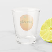Oranje Shot Glas (Achterkant)