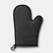 Oranje Siliconen Oven Mitt met Custom Logo Pattern Ovenwant (Achterkant)