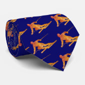 Oranje Skiers Stropdas (Opgerold)