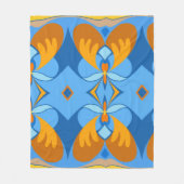 Oranje Sky Fleece Blanket (Voorkant)