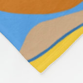 Oranje Sky Fleece Blanket (Hoek)