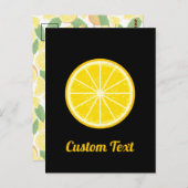 Oranje slice briefkaart (Voorkant / Achterkant)