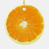 Oranje slice keramisch ornament (Achterkant)