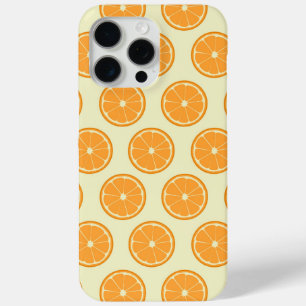 Oranje slice-patroon iPhone 15 pro max hoesje