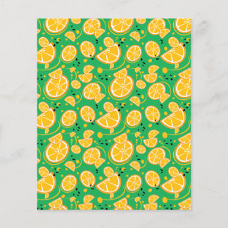 Oranje Slice Sweet Juicy Pattern Papier