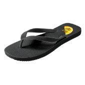 Oranje slice teenslippers (Schuin)