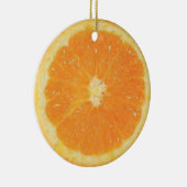 Oranje slice-versiering keramisch ornament (Rechts)