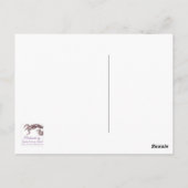 Oranje sneeuwvlok Winter Dank u Briefkaarten (Achterkant)