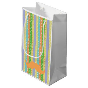 Oranje snor Fiesta Kleurrijke Fun Pattern Señor Klein Cadeauzakje