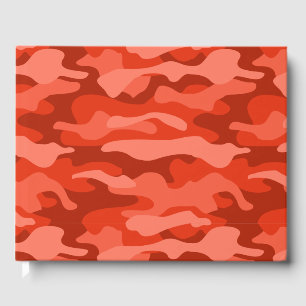 Oranje Soda Monocolor Camo Gastenboek