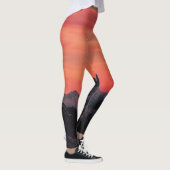 Oranje soennitische zeevogel in Sky Leggings (Rechts)