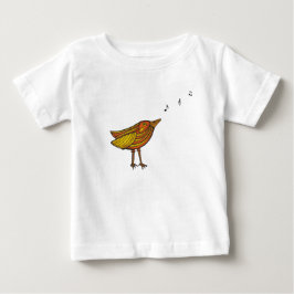 Oranje Song Bird & Birdhouse Baby/Toddler T-Shirt