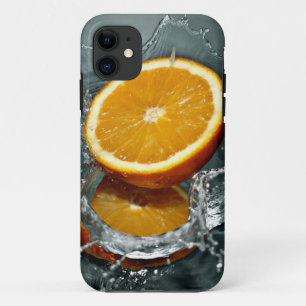 Oranje Splash iPhone-gevallen iPhone 11 Hoesje