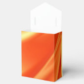 Oranje spoeling gepersonaliseerd bedankdoosjes (Geopend)