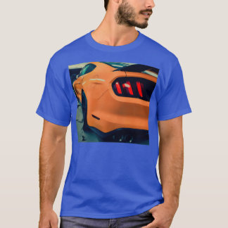 Oranje sportkoplichten t-shirt