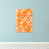 Oranje stam II Canvas Afdruk (Insitu (Houten vloer))