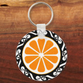 oranje, stammenstam. sleutelhanger (Voorkant)