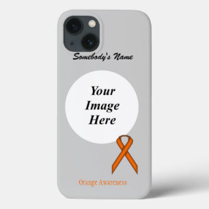 Oranje standaard lintplaat door Kenneth Yoncich iPhone 13 Hoesje