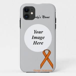 Oranje standaardlintje door Kenneth Yoncich iPhone 11 Hoesje