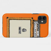 Oranje stapel Case-Mate iPhone case (Achterkant (horizontaal))