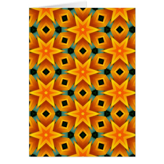 Oranje Star Pattern II (Voorkant)