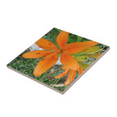 Oranje Starburst Lily Tegeltje (Zijkant)