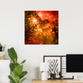 Oranje sterren poster (Thuiskantoor)