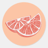Oranje Sticker (Voorkant)