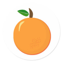 Oranje stickers