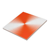 Oranje straler tegeltje (Zijkant)