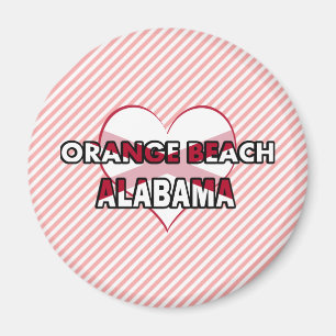 Oranje strand, Alabama Magneet