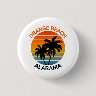 ORANJE STRAND ALABAMA RONDE BUTTON 3,2 CM