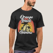 Oranje strand, Alabama T-shirt (Voorkant)