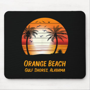 Oranje strand Golf Shores Alabama  - Zonnewisselin Muismat