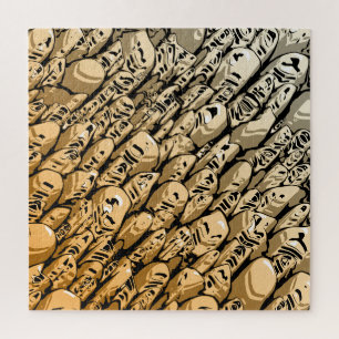 Oranje streaming Abstract Legpuzzel