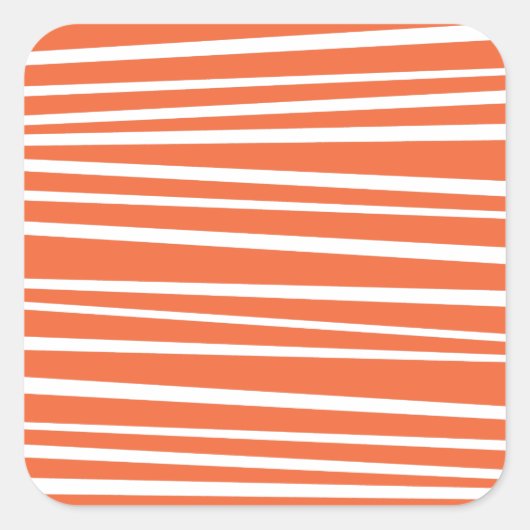 Oranje streep Sticker (Voorkant)