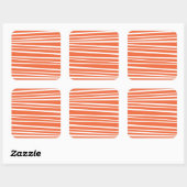 Oranje streep Sticker (Vel)