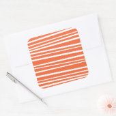Oranje streep Sticker (Envelop)