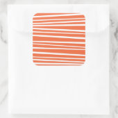Oranje streep Sticker (Tas)