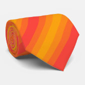  Oranje streep Stropdas (Opgerold)