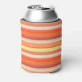 Oranje strepen blikjeskoeler (Blikje Achterkant)