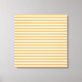 Oranje Strepen Canvas Afdruk